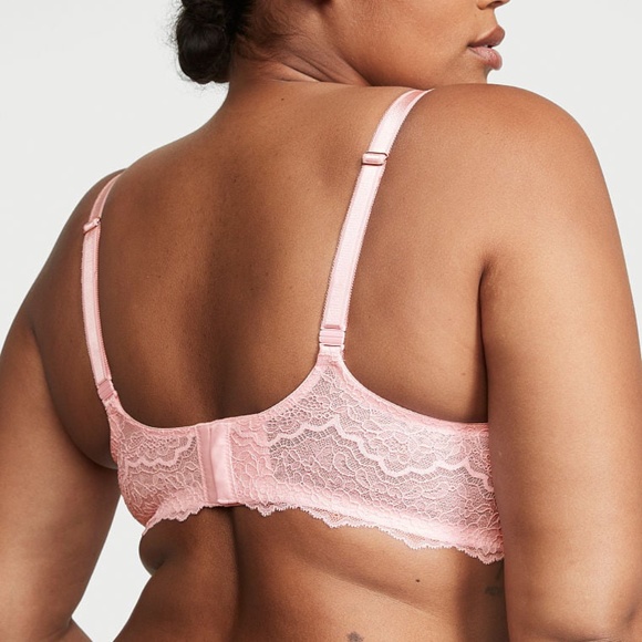 Victoria Secret Dream Angels Lightly Lined Lace Trim Demi Bra Size 38DDD - Picture 2 of 6